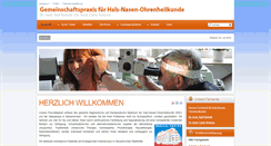 Desktop Screenshot of hno-ge.de